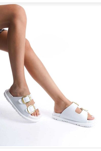 BYBERO Orthopedic Buckle Sandals Slippers