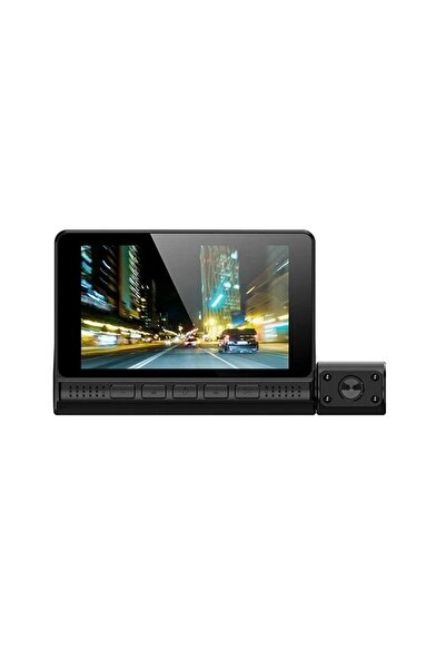 divendi-ro Triple Auto DVR Camera, with Touch Screen, Full HD 1080x1920 Video, Motion Sensor, Black