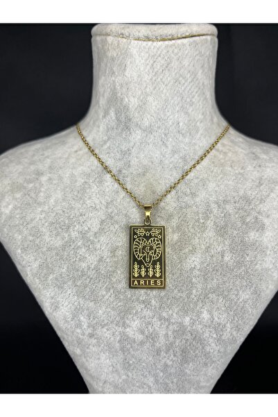 Mos Tespih قلادة برج الحمل بتصميم خاص من الفولاذ