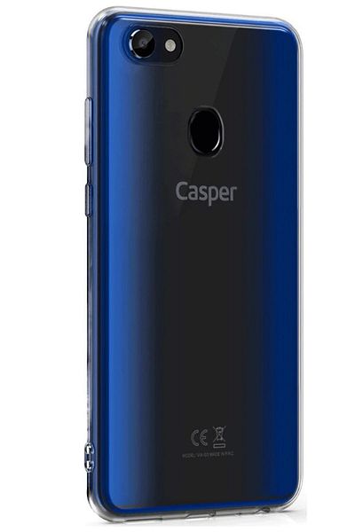 CepteToptan كاسبر فيا G3 حافظة سيليكون شفافة فاخرة - MKİ8093-3171