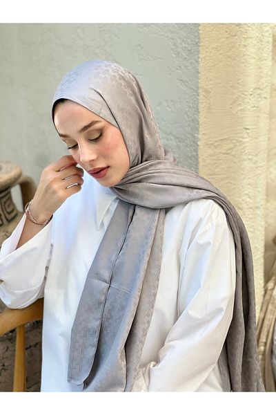 Modakaşmir Σάλι με μοτίβο Melosia σειράς Silky Jacquard