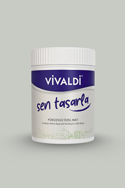 Vivaldi Boya Tüm Yüzeyler İçin Su Bazlı Hibrit Yenileme Boyası DIY-Dolap-Ahşa...