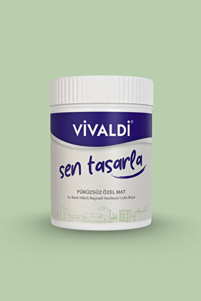 Vivaldi Boya Tüm Yüzeyler İçin Su Bazlı Hibrit Yenileme Boyası DIY-Dolap-Ahşa...