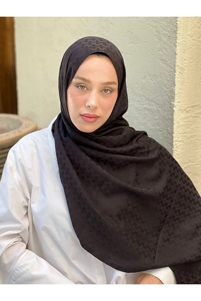 Modakaşmir Silky Jacquard Series Melosia Pattern Shawl