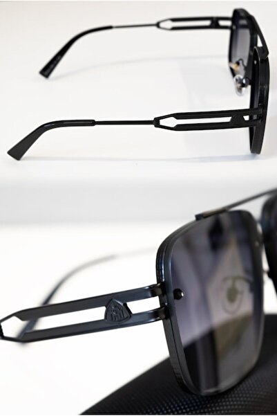 4desire.ro Ochelari de soare bărbătești, stil la modă, lentile fumurii cu gradient, design modern al ramei și detalii elegante, Inte