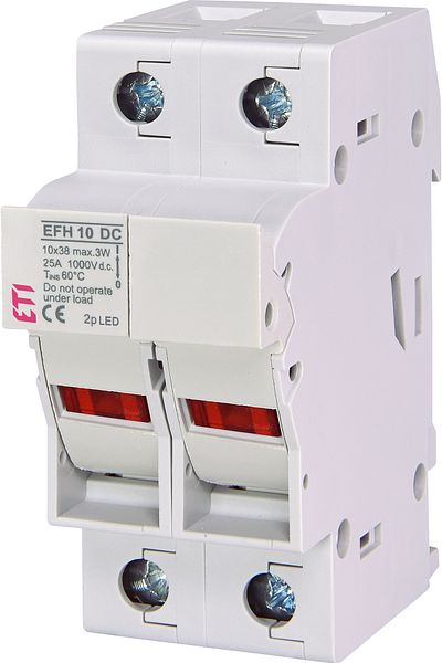 Eti Fuse disconnector, 10x38mm, direct current, 2P, 25A, with LED, 002540213,