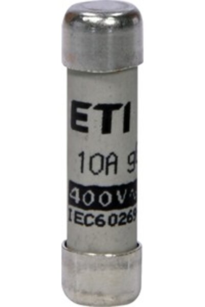 Eti Κυλινδρική ασφάλεια gG, AC, 8x32, 10A, 400V, CH8x32, σετ 10 τεμαχίων, 002...