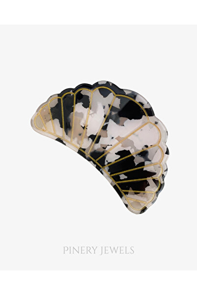 Pinery Jewels مشبك ملون على شكل صدفة البحر