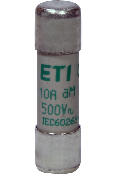 Eti Κυλινδρική ασφάλεια aM, AC, 10x38, 10A, 400V, CH10x38, σετ 10 τεμαχίων, 0...