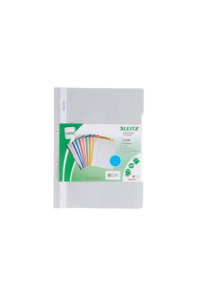 Leitz Ring Binder, Gray, 50 Pack, A4 Size, 2 Hole Construction