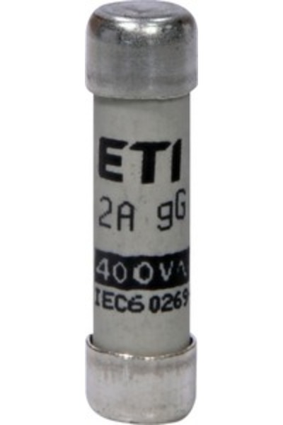 Eti Siguranta fuzibila cilindrica gG, AC, 8x32, 2A, 400V, CH8x32, set 10 buc,...