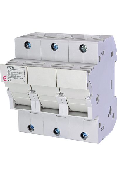 Eti Fuse disconnector, 14x51mm, alternating current, 3P, 50A, without LED, EFD 14, 002560004,