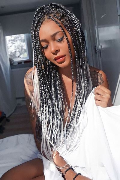 misotrend 60cm 100g. African Braid Box Braid Two Color Ombre Synthetic Hair