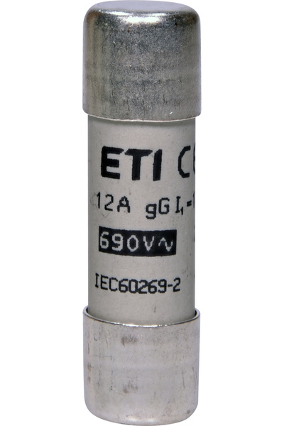 Eti Siguranta fuzibila cilindrica aM, AC, 14x51, 12A, 690V, CH14x51, set 10 b...