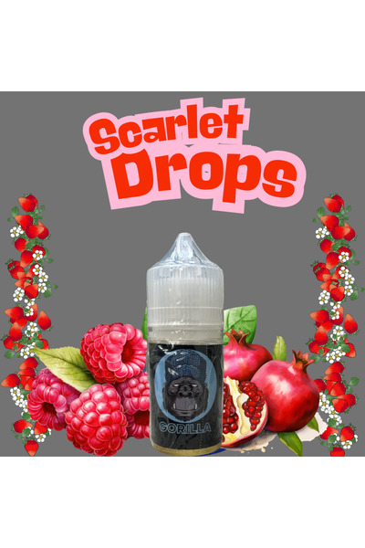 Gorilla Wear Çilek,Nar,Ahududu,Yaban Mersini Gıda Aroması 30Ml