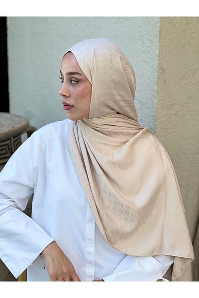 Modakaşmir Silky Jacquard Series Echo Pattern Shawl