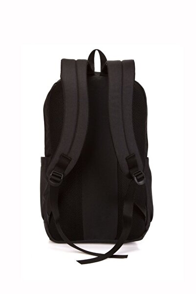 Wish BF Water Resistant Casual Backpack - Unisex Black Multi-Compartment Travel School Bag