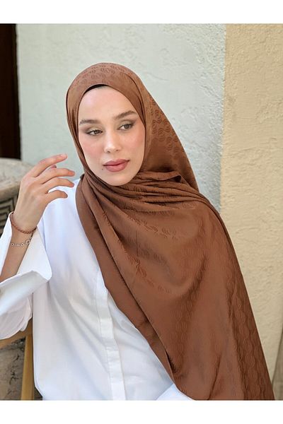 Modakaşmir Silky Jacquard Series Echo Pattern Shawl