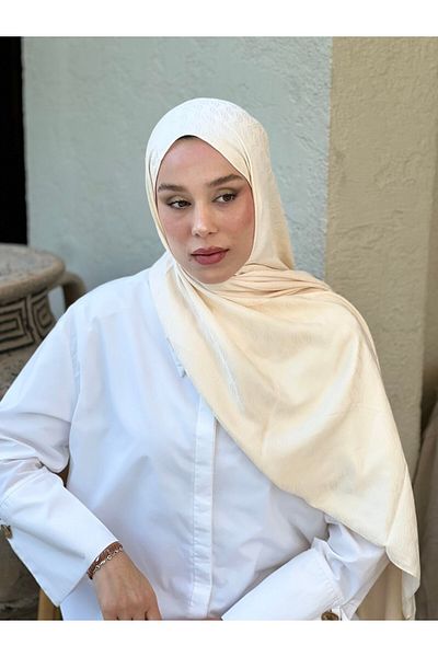 Modakaşmir Silky Jacquard Series Echo Pattern Shawl