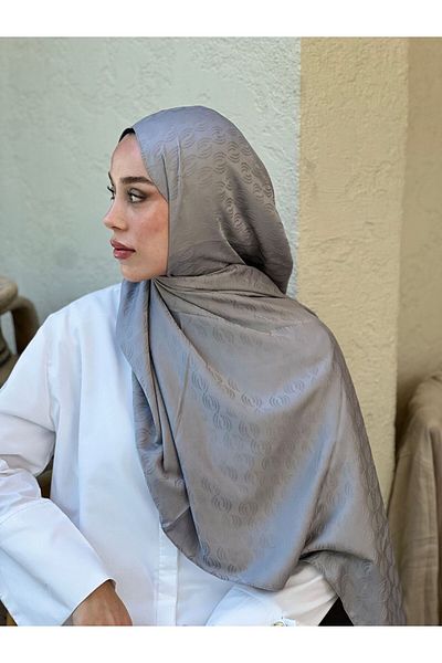 Modakaşmir Silky Jacquard Series Echo Pattern Shawl