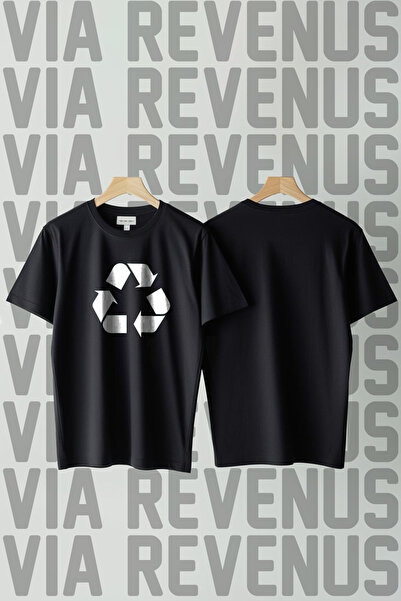 Vordevia Big Bang Theory Leonard Recycling Printed Crew Neck Wide Fit Unisex ...