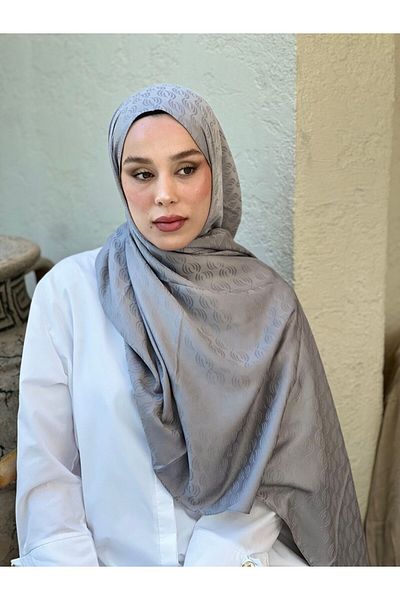 Modakaşmir Silky Jacquard Series Echo Pattern Shawl