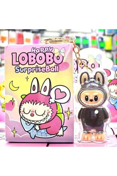 OEM Happy Lobobo Surprise Ball – Kawaii Collection Figurine, 8 cm, Pastel Design