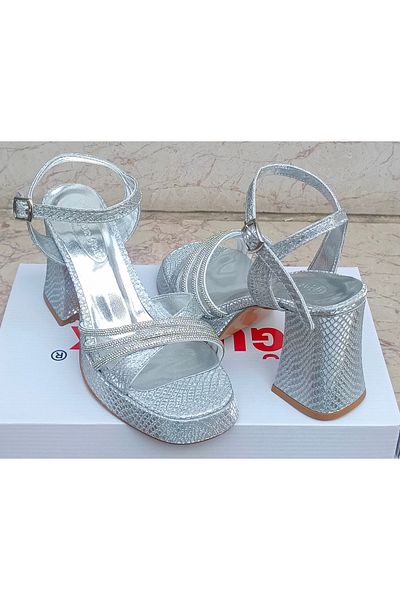 uğurtek Platform Sole Thick Heel Evening Dress Shoes