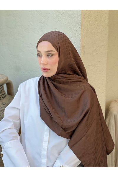 Modakaşmir Silky Jacquard Series Echo Pattern Shawl
