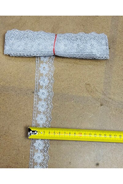 Muensu Seria Single Patya Grey, Tülbant Güpür, Fisto, Dantela, Tulle Güpür, Dantela franceză Güpür