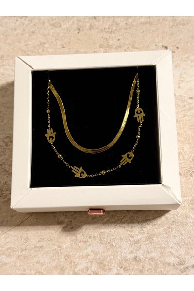 luxyansımalar Steel Necklace