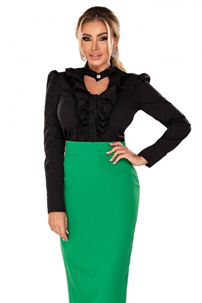 Atmosphere Fashion Fustă midi verde