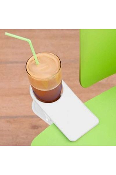 OEM Cană de susținere cu clemă din plastic alb 16 cm