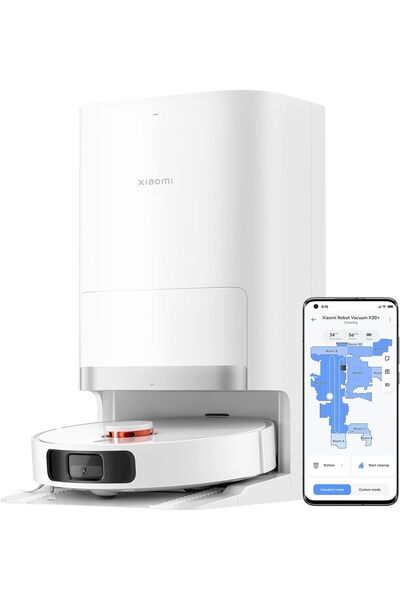 Genericc Xiaomi Robot Vacuum X20+ with 6000Pa Suction