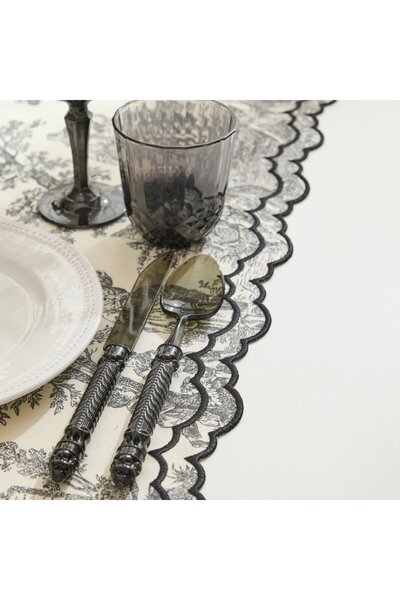 Giqu Home Toile de Jouy Runner