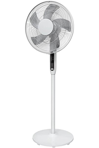 GOOD HOME GoodHome 40 cm Ayaklı Vantilatör, 3 Hız Kademeli, 7 Saat Zamanlayıcılı, Uzaktan Kumandalı, Beyaz