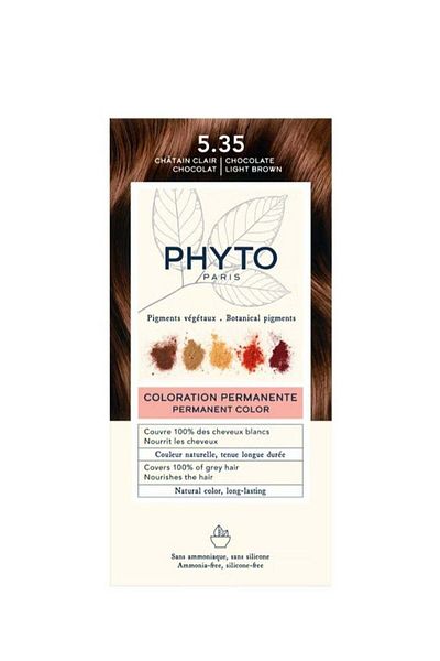 Phyto Phytocolor Permanent Color Shade 5.35 Chocolate Light Brown