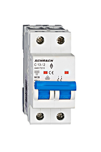 Eti Intreruptor automat MCB, 2P, 13A, 6kA, curba C, AMPARO, AM617213--, Schrack