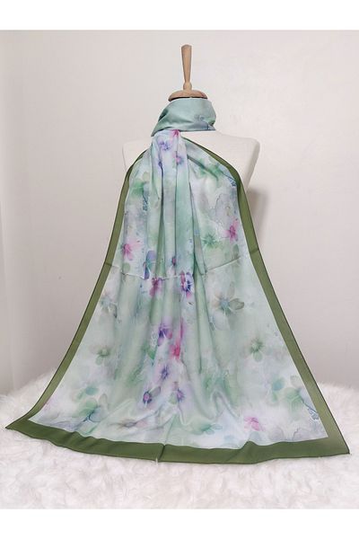 REMOMODA Patterned Italian Koton Soft Shawl High Quality Moose-Soft