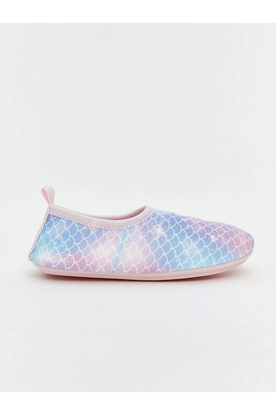 LC Waikiki Lcw Steps Blue Patterned Baby Girl Sea Shoes