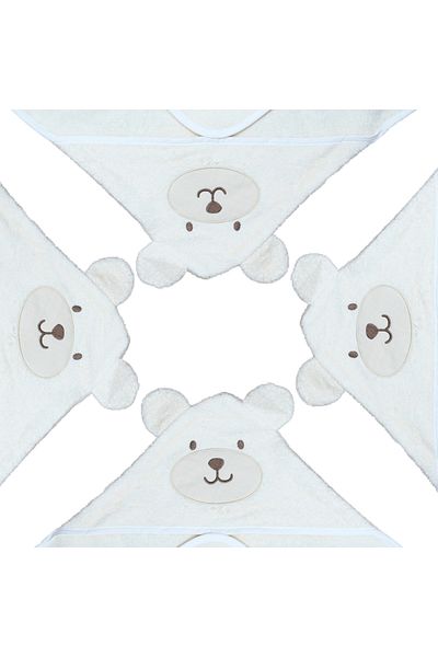 Miespiga 100% Cotton Teddy Bear Towel Swaddle Beige (75X75 cm)