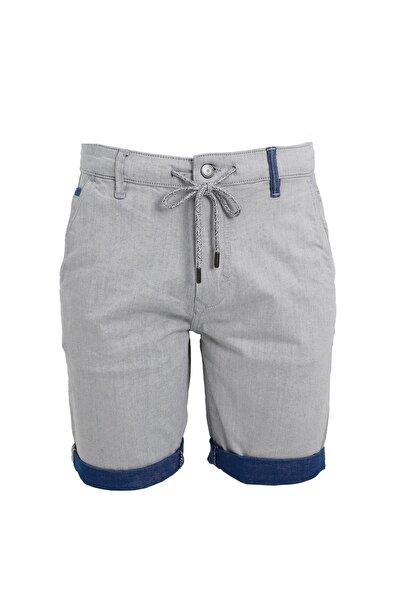 Uki MAVİ Comfort Fit Bermuda Şort