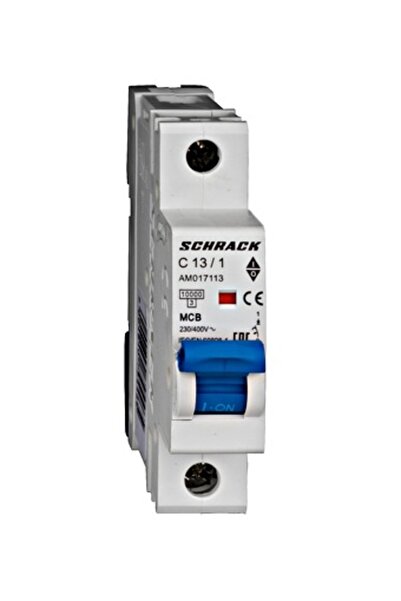 Eti Intreruptor automat MCB, 1P, 13A, 10kA, curba C, AMPARO, AM017113--, Schrack