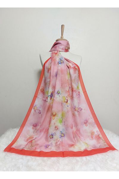 REMOMODA Patterned Italian Koton Soft Shawl High Quality Moose-Soft