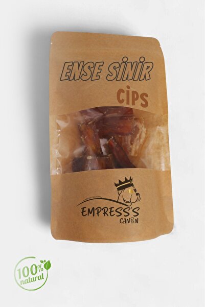 EMPRESS'S CANIN Dana Ense Sinir Cips %100 Doğal Köpek Ödül Maması 100gr