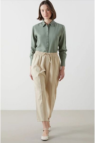 LC Waikiki Mider Women's Elastic Waist Trousers