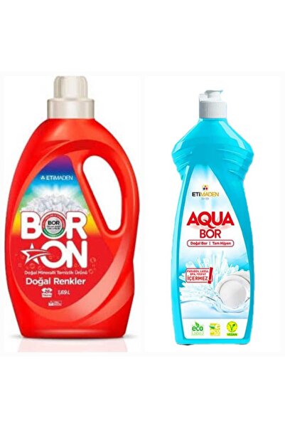 ETİ MADEN منظف ​​الغسيل بالمعادن الطبيعية للألوان 26 غسلة + 1 قطعة 650 مل منظف الأطباق