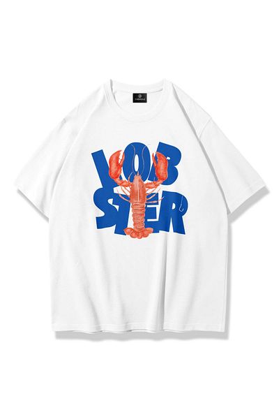 Trendiz Unisex Λαχτάρα Bold Tshirt Λευκό