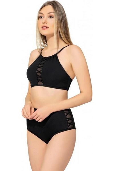 Markahit Argisa Tulle Laced High-Waisted Bikini