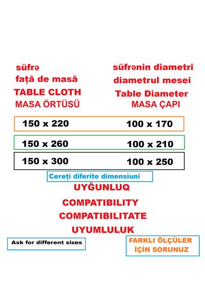 Zeren Home Polyester Linen Gold Pico Detailed Off-White Carefree Tablecloth + 6 Napkins + Runner Set